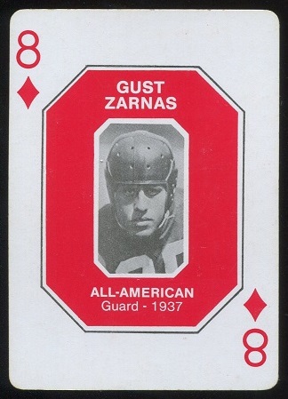 Gust Zarnas 1937 1979 Ohio State Greats 1916-1965 football card