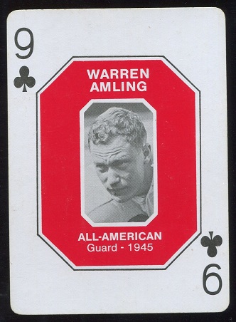 Warren Amling 1945 1979 Ohio State Greats 1916-1965 football card Warren Amling 1945 1979 Ohio State Greats 1916-1965 football card