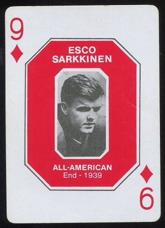 Esco Sarkkinen 1939 1979 Ohio State Greats 1916-1965 football card