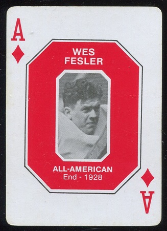 Wes Fesler 1928 1979 Ohio State Greats 1916-1965 football card