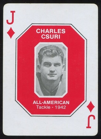 Charles Csuri 1942 1979 Ohio State Greats 1916-1965 football card Charles Csuri 1942 1979 Ohio State Greats 1916-1965 football card