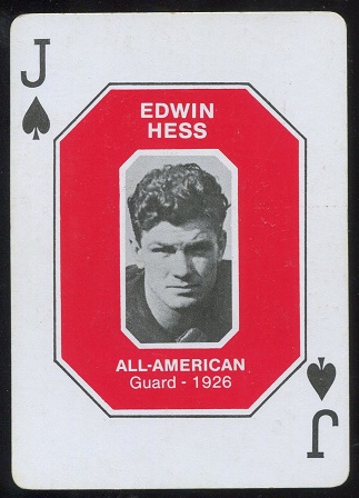 Edwin Hess 1926 1979 Ohio State Greats 1916-1965 football card