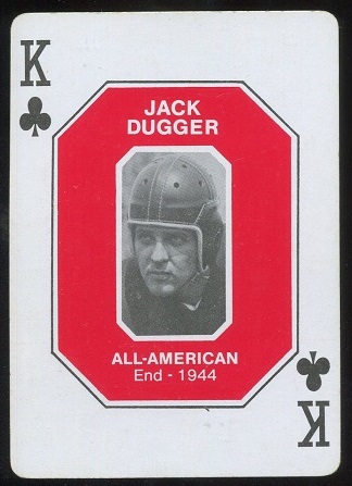 Jack Dugger 1944 1979 Ohio State Greats 1916-1965 football card Jack Dugger 1944 1979 Ohio State Greats 1916-1965 football card