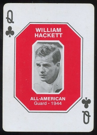 Bill Hackett 1944 1979 Ohio State Greats 1916-1965 football card