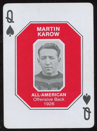Marty Karow 1926 1979 Ohio State Greats 1916-1965 football card