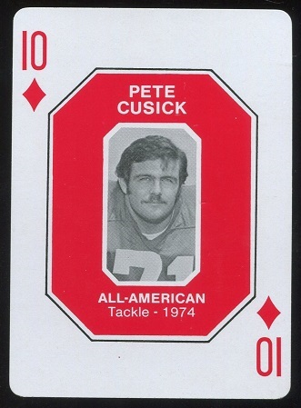 Pete Cusick 1974 1979 Ohio State Greats 1966-1978 football card
