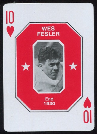 Wes Fesler HOF 1979 Ohio State Greats 1966-1978 football card