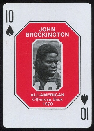 John Brockington 1970 1979 Ohio State Greats 1966-1978 football card