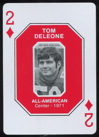 Tom Deleone 1971 1979 Ohio State Greats 1966-1978 football card