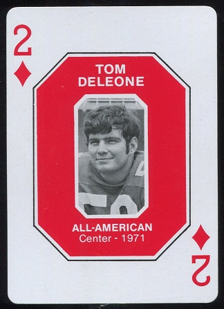 Tom Deleone 1971 1979 Ohio State Greats 1966-1978 football card Tom Deleone 1971 1979 Ohio State Greats 1966-1978 football card