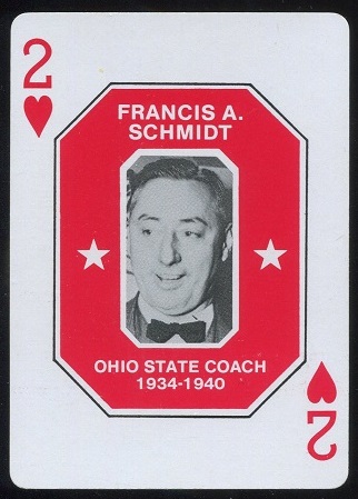 Francis Schmidt HOF 1979 Ohio State Greats 1966-1978 football card