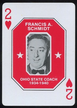 Francis Schmidt HOF 1979 Ohio State Greats 1966-1978 football card Francis Schmidt HOF 1979 Ohio State Greats 1966-1978 football card