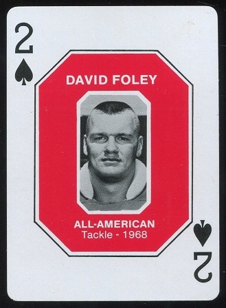 Dave Foley 1968 1979 Ohio State Greats 1966-1978 football card Dave Foley 1968 1979 Ohio State Greats 1966-1978 football card
