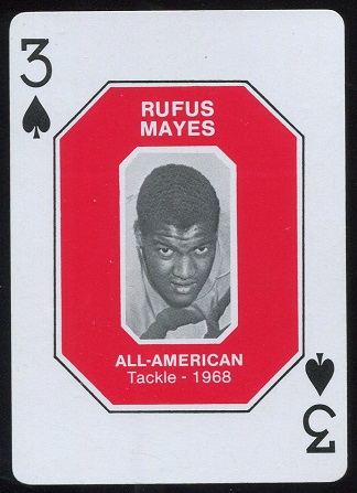 Rufus Mayes 1968 1979 Ohio State Greats 1966-1978 football card