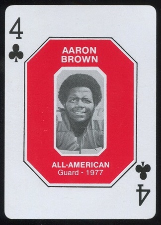 Aaron Brown 1977 1979 Ohio State Greats 1966-1978 football card
