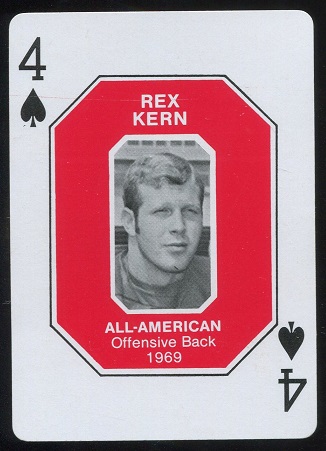 Rex Kern 1969 1979 Ohio State Greats 1966-1978 football card