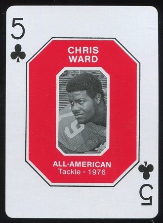 Chris Ward 1976 1979 Ohio State Greats 1966-1978 football card