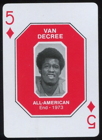 Van DeCree 1973 1979 Ohio State Greats 1966-1978 football card Van DeCree 1973 1979 Ohio State Greats 1966-1978 football card
