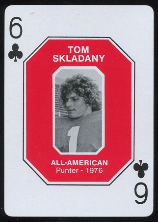 Tom Skladany 1976 1979 Ohio State Greats 1966-1978 football card
