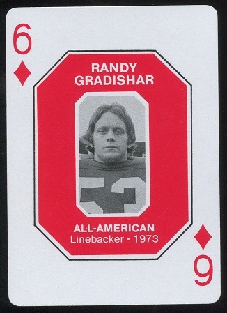 Randy Gradishar 1973 1979 Ohio State Greats 1966-1978 football card Randy Gradishar 1973 1979 Ohio State Greats 1966-1978 football card