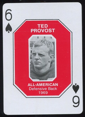 Ted Provost 1969 1979 Ohio State Greats 1966-1978 football card