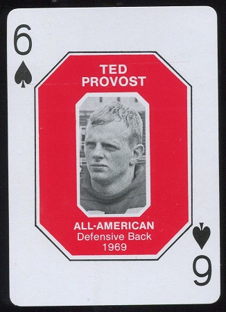 Ted Provost 1969 1979 Ohio State Greats 1966-1978 football card Ted Provost 1969 1979 Ohio State Greats 1966-1978 football card
