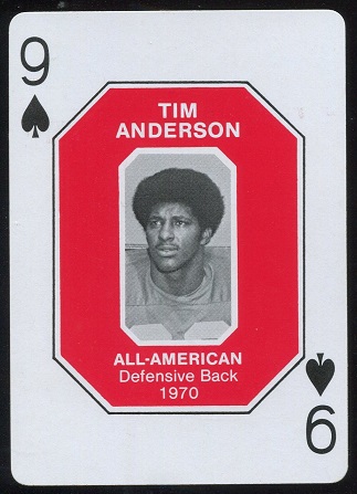 Tim Anderson 1970 1979 Ohio State Greats 1966-1978 football card