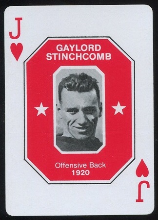 Gaylord Stinchcomb HOF 1979 Ohio State Greats 1966-1978 football card