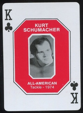 Kurt Schumacher 1974 1979 Ohio State Greats 1966-1978 football card