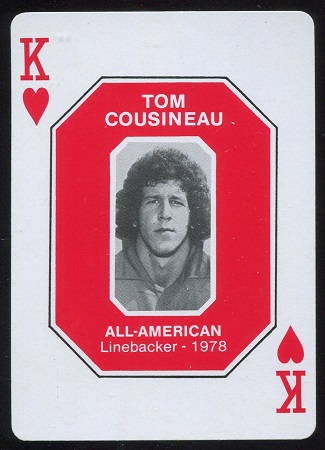 Tom Cousineau 1978 1979 Ohio State Greats 1966-1978 football card