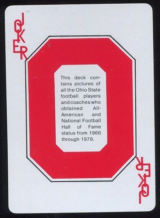 Description of Deck 1979 Ohio State Greats 1966-1978 football card