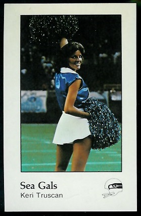 Sea Gals 1979 Seahawks Police football card