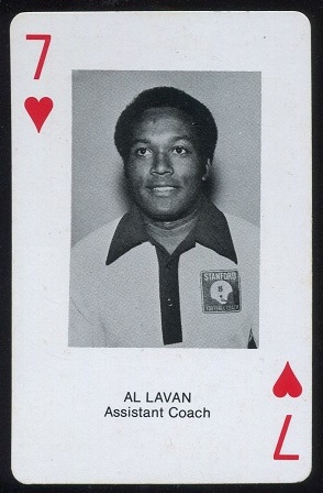 Al Lavan 1979 Stanford Playing Cards football card Al Lavan 1979 Stanford Playing Cards football card