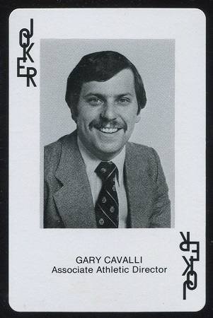 Garry Cavalli 1979 Stanford Playing Cards football card