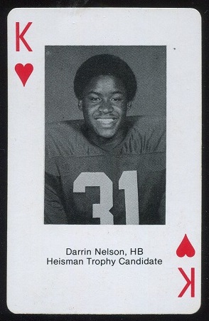 Darrin Nelson 1979 Stanford Playing Cards football card