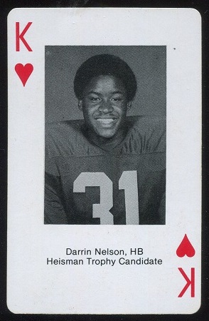 Darrin Nelson 1979 Stanford Playing Cards football card Darrin Nelson 1979 Stanford Playing Cards football card