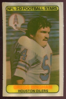 Gregg Bingham 1979 Stop N Go football card