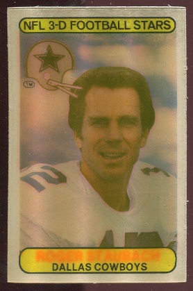 Roger Staubach 1979 Stop N Go football card