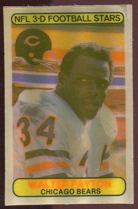 Walter Payton 1979 Stop N Go football card