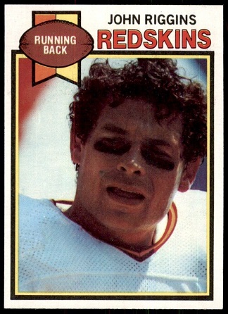 John Riggins 1979 Topps football card