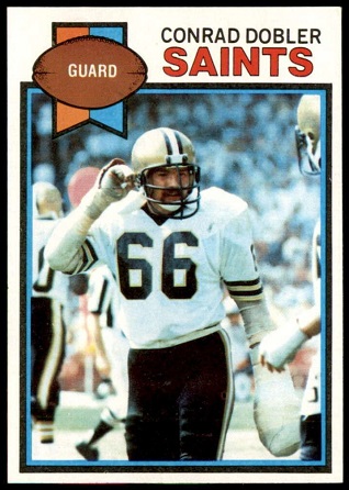 Conrad Dobler 1979 Topps football card