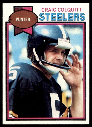 Craig Colquitt 1979 Topps football card