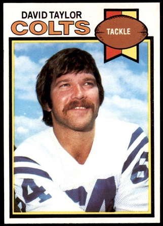 David Taylor 1979 Topps football card