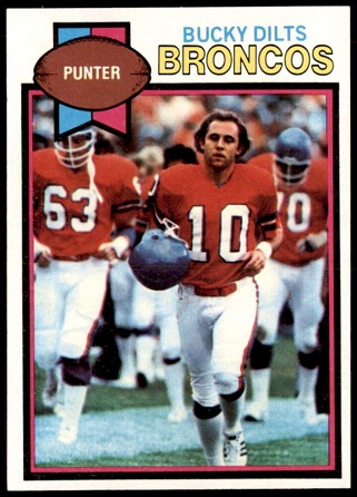 Bucky Dilts 1979 Topps football card