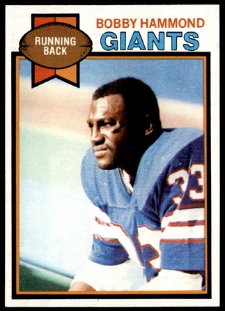 Bobby Hammond 1979 Topps football card