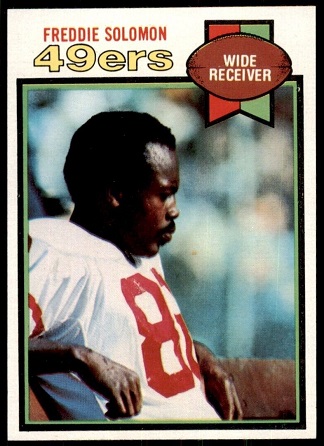 Freddie Solomon 1979 Topps football card