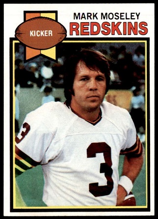 Mark Moseley 1979 Topps football card Mark Moseley 1979 Topps football card