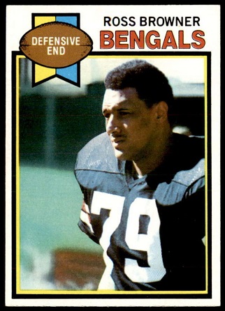 Ross Browner 1979 Topps football card