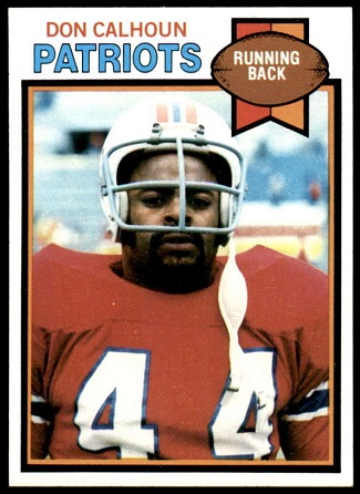 Don Calhoun 1979 Topps football card