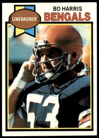 Bo Harris 1979 Topps football card